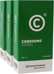 Condoomfabriek Ribbel condooms voordeelpakket 30st