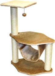 Duvo+ Krabpaal Kairo - Krabpaal - 62 cm x 37 cm x 86 cm - Beige