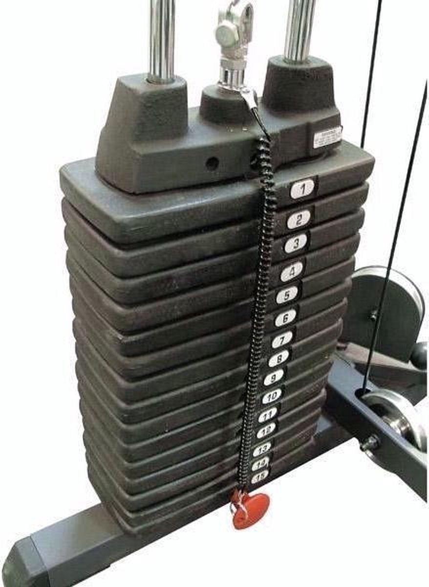 Uitbreidingskit Body-Solid SP200 (90 kg) - Gietijzer - Zwart