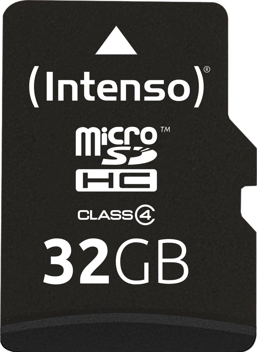 Intenso Micro SDHC 32GB 32GB Micro SDHC Klasse 4 flashgeheugen