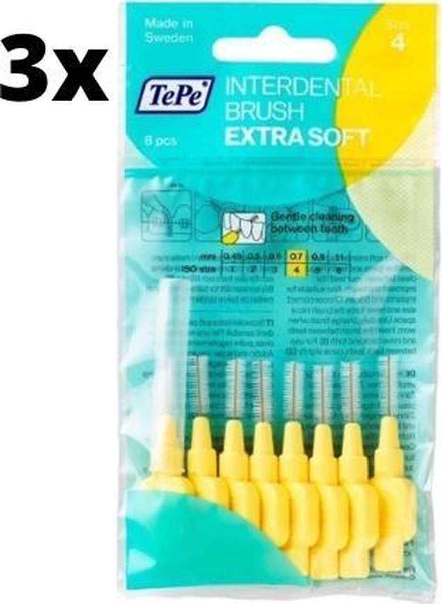 TePe Extra Soft Geel 0