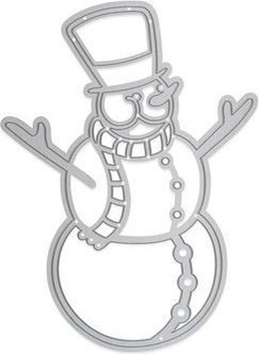 Tonic Studios Die - Rococo joyful snowman 1376E