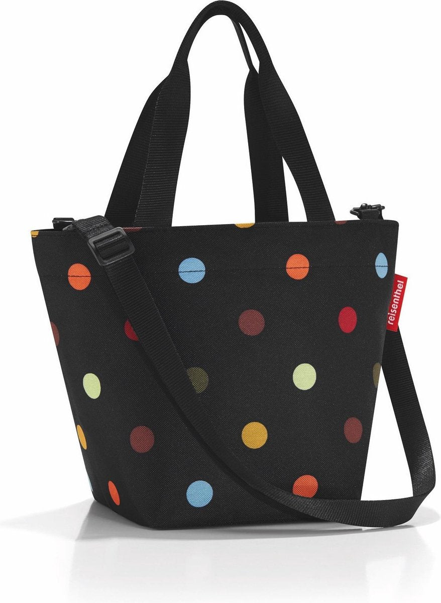 Reisenthel Shopper XS Schooltas - Maat XS - 4L - Dots Zwart