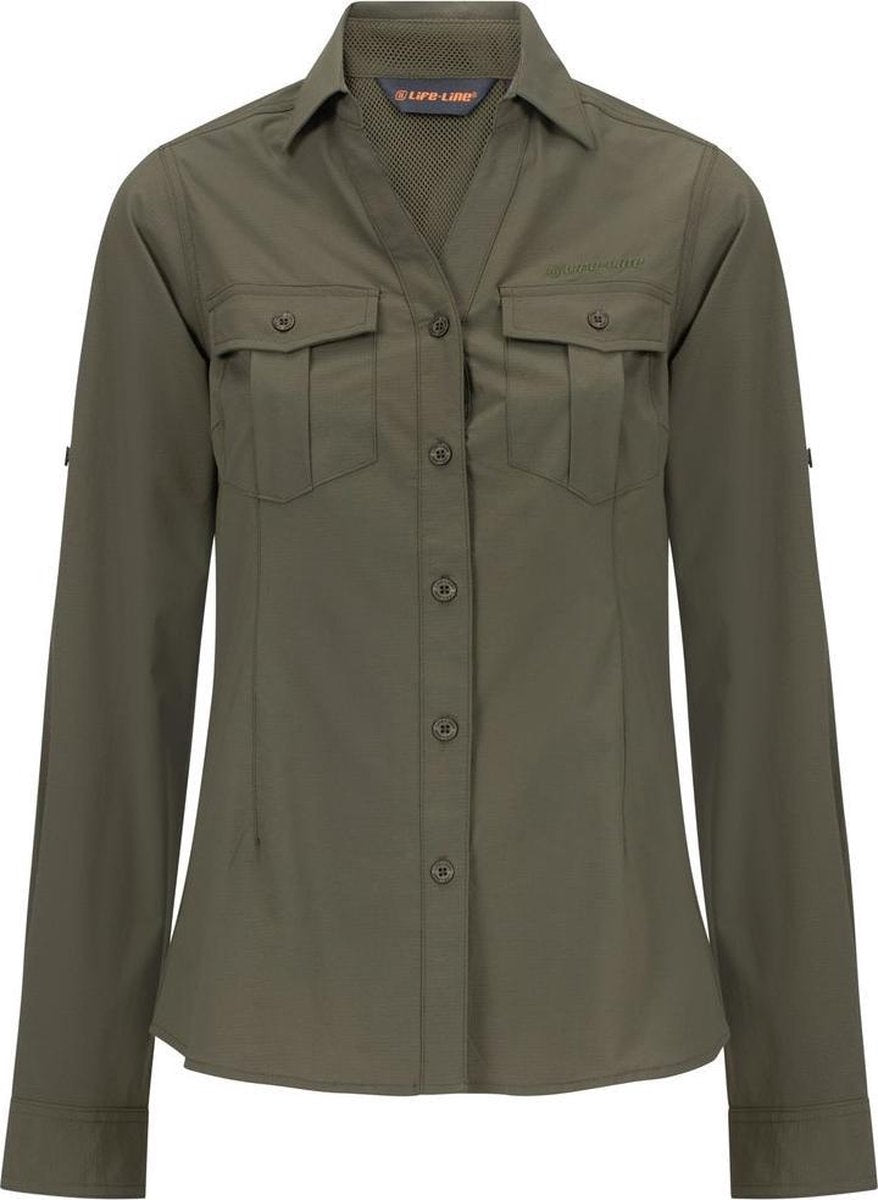 Life-Line Margate Overhemd - Vrouwen Outdoor Blouse - Anti-Insect Werking