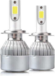 H3 LED Lamp - LED Verlichting - Koplamp/Mistlamp - Auto/Scooter/Motor - 12V - 36 Watt - 7600 Lumen - 6000 K - Universeel - Set van 2 stuks