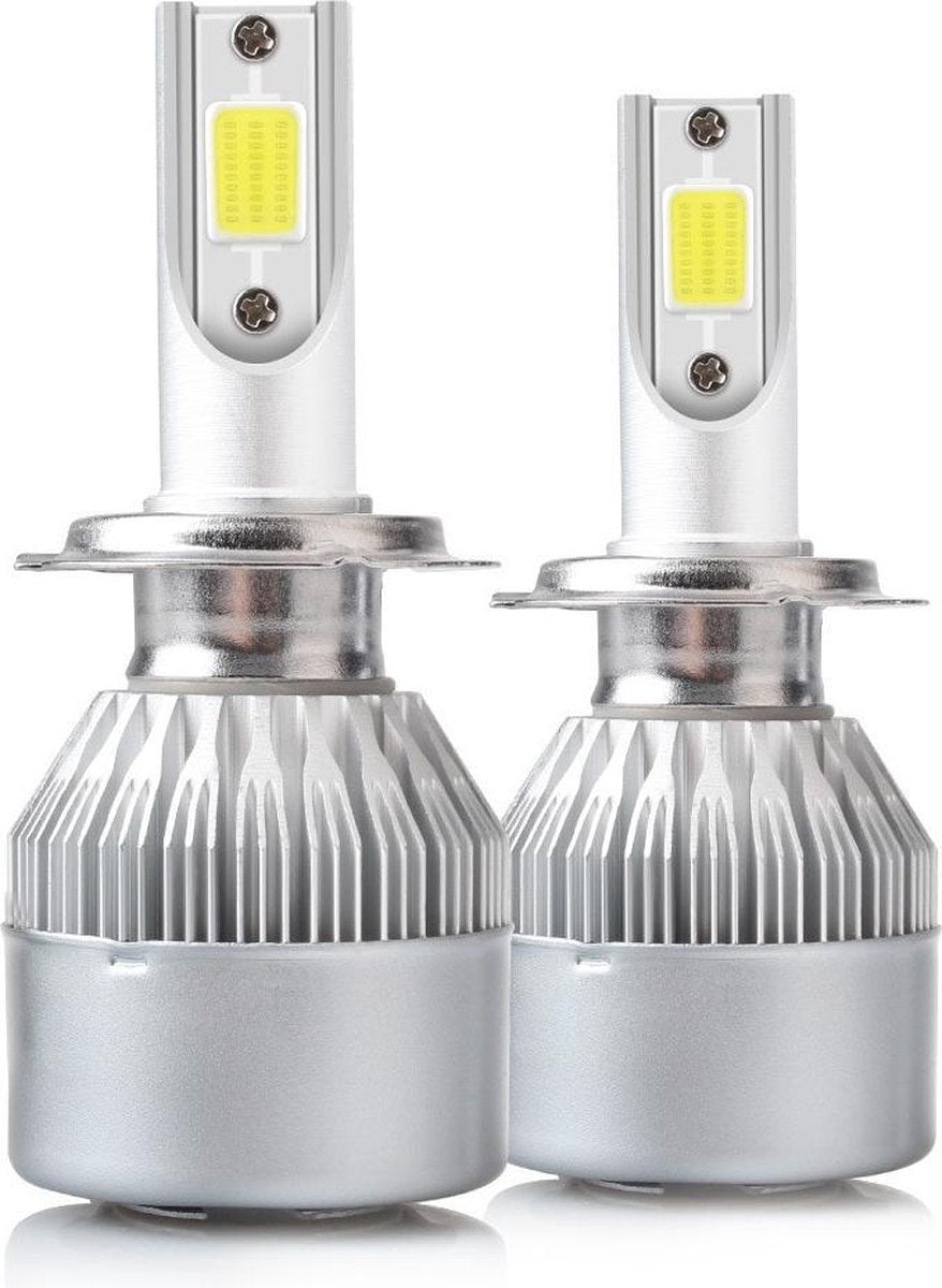 H3 LED Lamp - LED Verlichting - Koplamp/Mistlamp - Auto/Scooter/Motor - 12V - 36 Watt - 7600 Lumen - 6000 K - Universeel - Set van 2 stuks