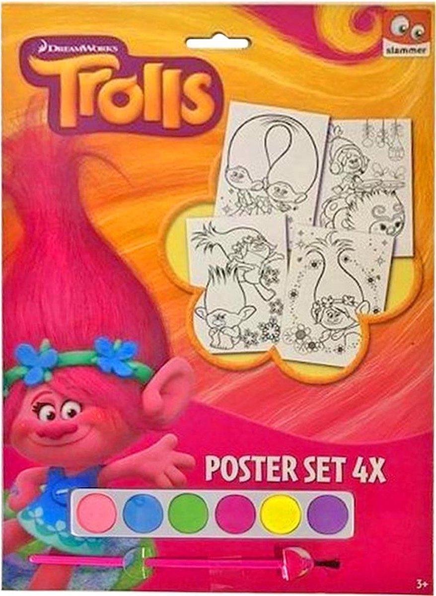 Trolls Poster Art Set - Wasco krijtjes