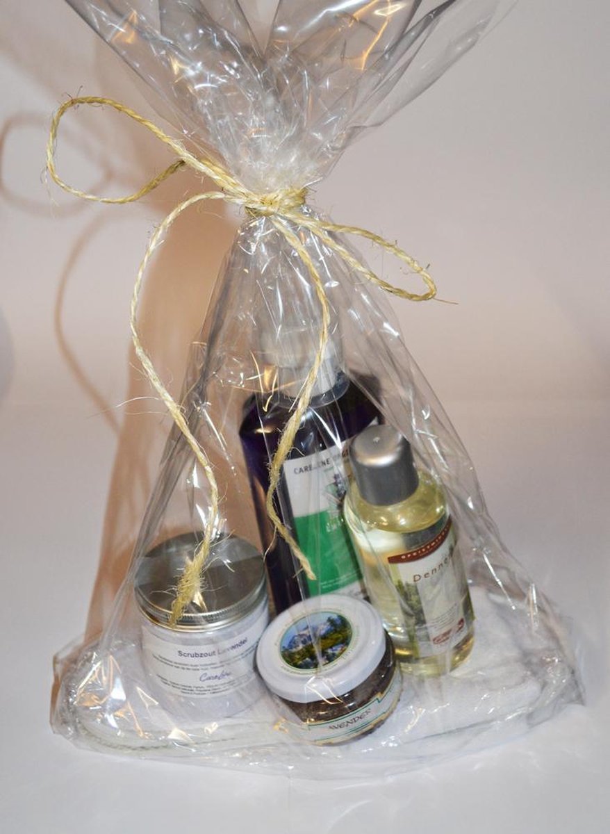 Saunacadeau; Lavendel sauna-set (5 delig)