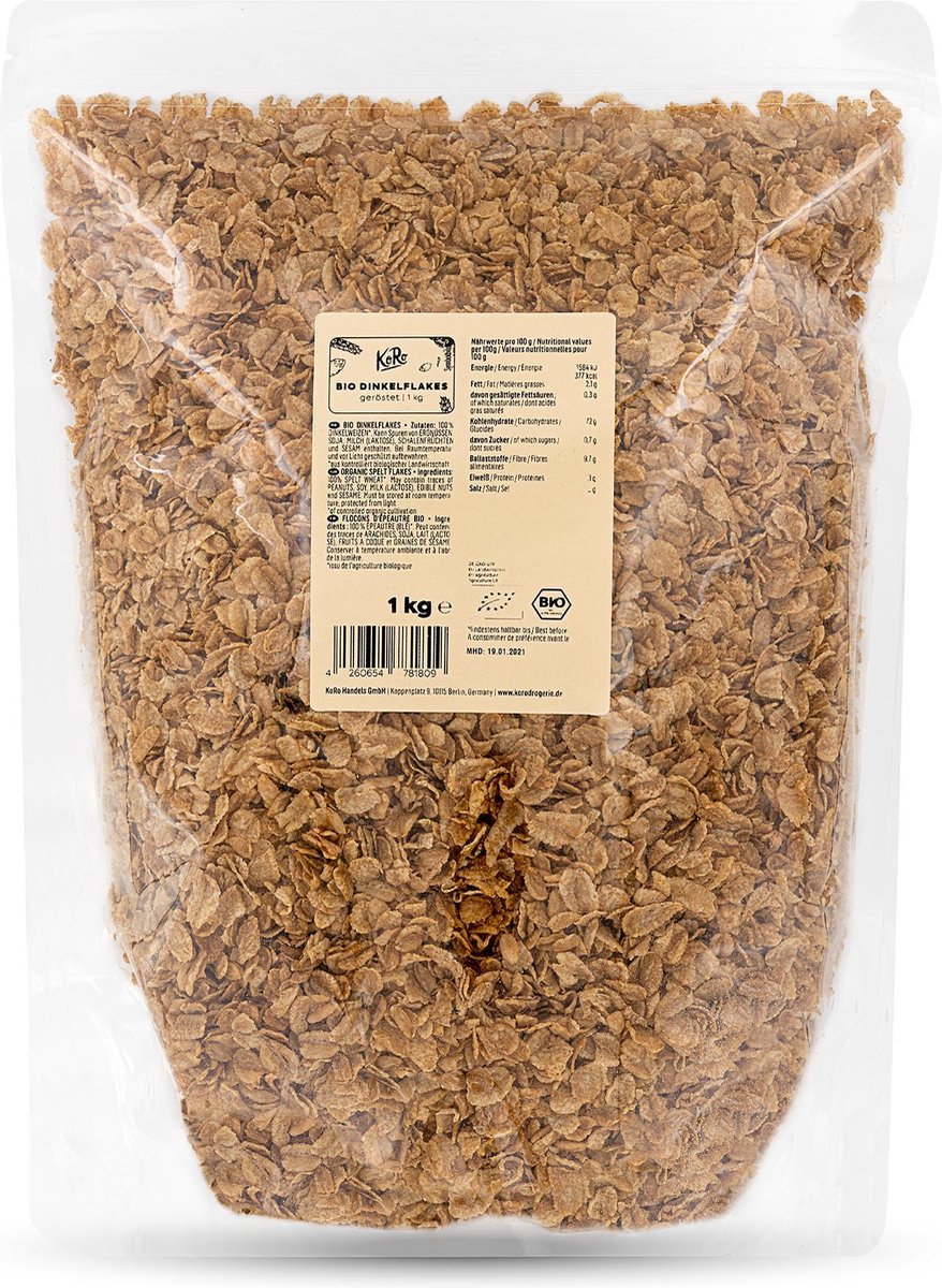 KoRo | Biologische speltvlokken | 1 kg