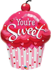 Folieballon XL Cupcake You're Sweet 89 cm