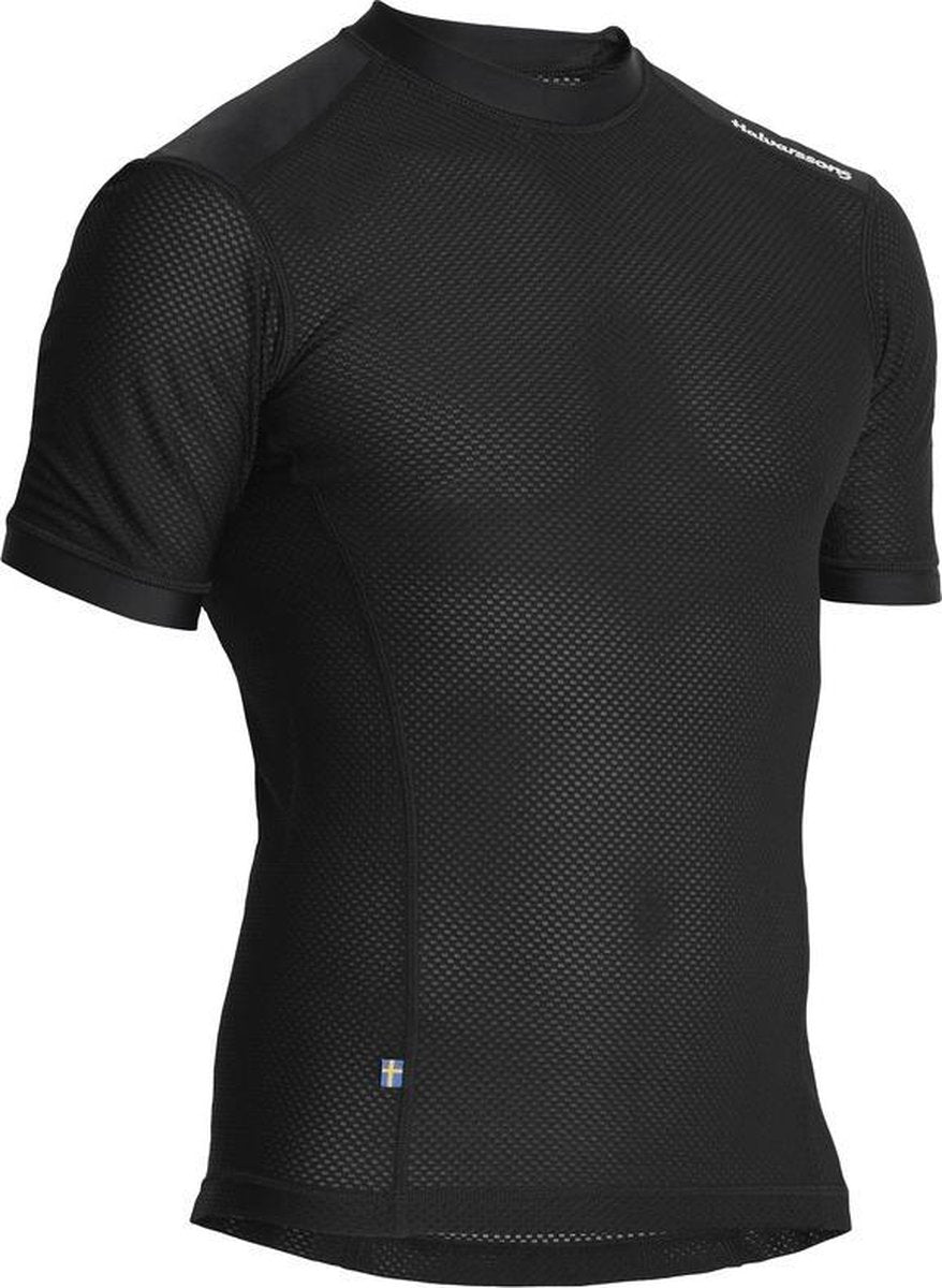 Halvarssons T-shirt Mesh zwart S