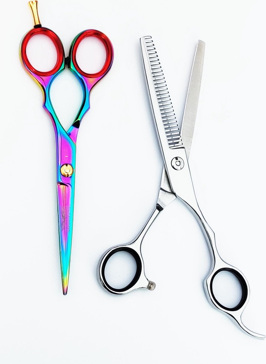 Beautytools PREMIUM LINE Professionele Duitse Kappersschaar - Silver ShortBeast Set -- 5.5"