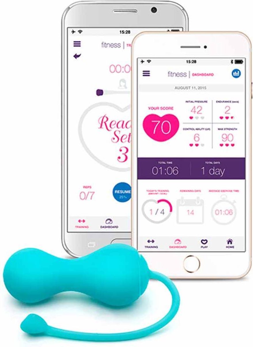 Lovelife by OhMiBod Love Toy Lovelife by OhMiBod - Krush App Connected Bluetooth Kegel Turquoise