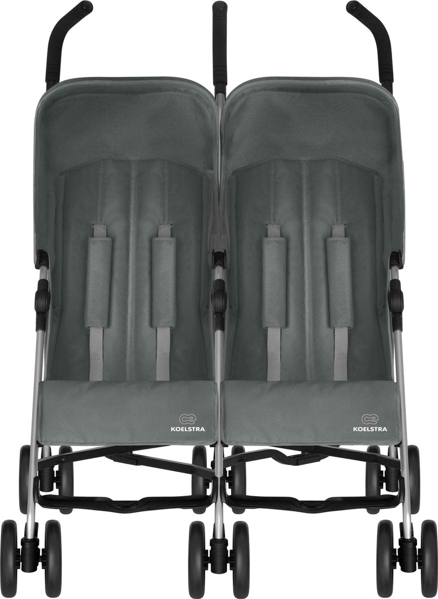 Koelstra Simba Twin T4 - Duo buggy - Grijs