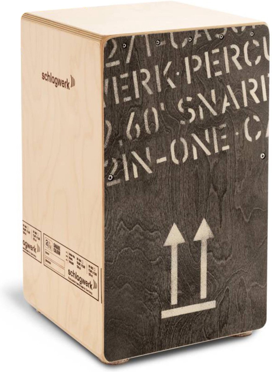 "2InOne" Cajon CP404BLK