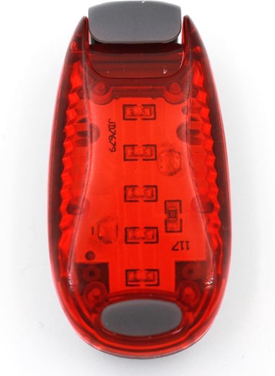 Led lampjes set 2 stuks met handige vasthechtingsclip - fietsen - hardlopen