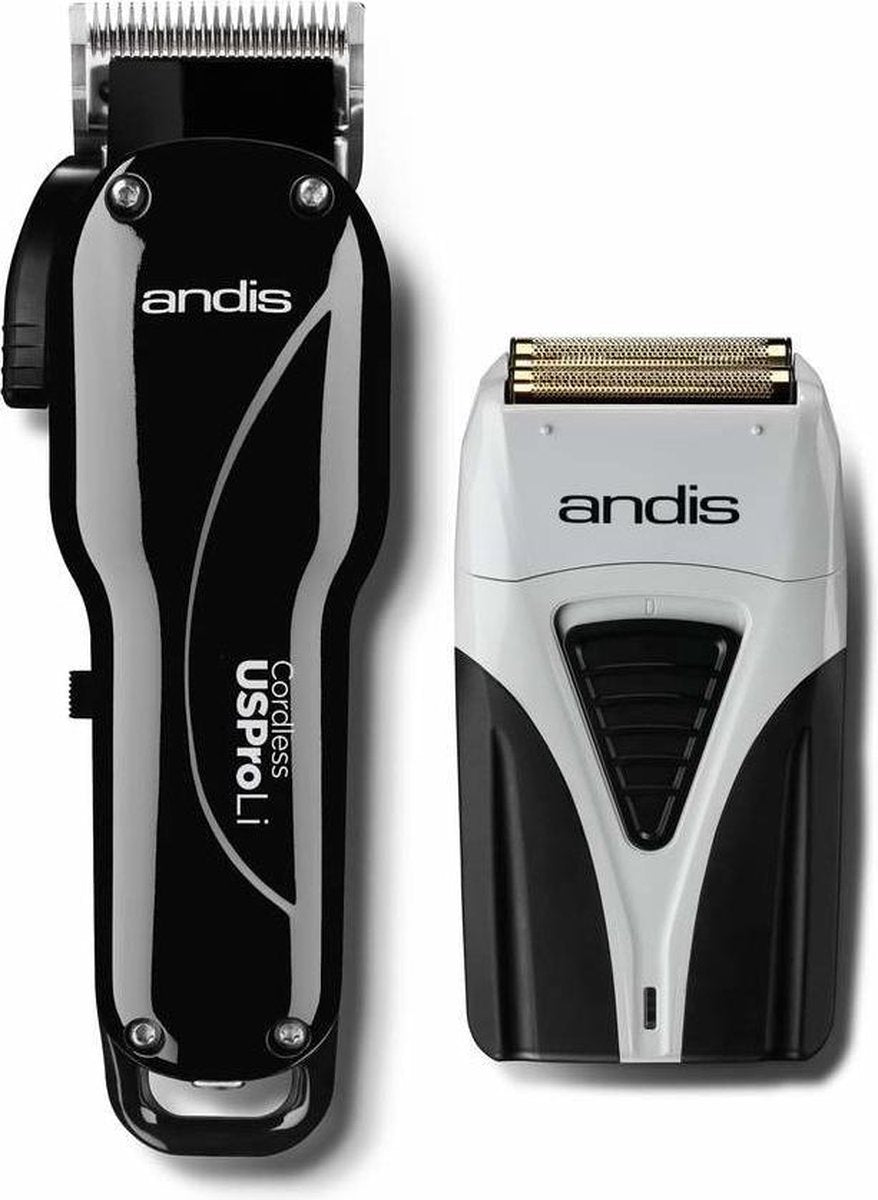 Andis US Pro-Li Combi Pack Zwart | Professionele Tondeuse + Trimmer Set