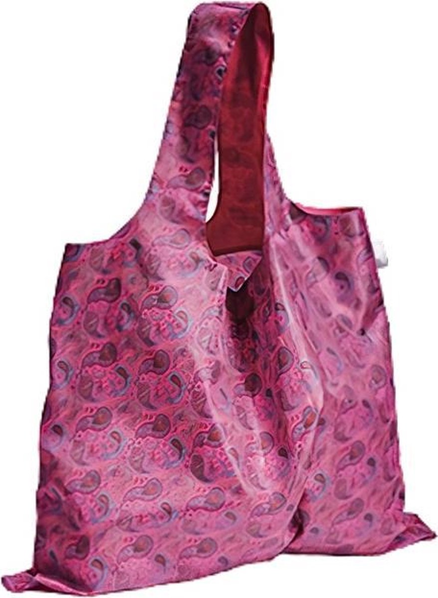 Cedon Boodschappentas Xl Paisley 59 X 48 Cm Polyester Roze
