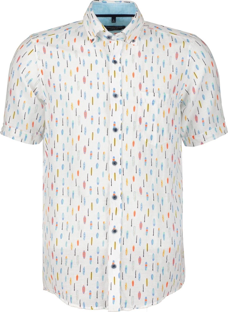 Casa Moda Overhemd - Regular Fit - Wit - 3XL Grote Maten