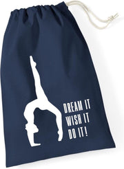 Sparkle&Dream Leertjes/Lusjes Tasje 'Dream It' Navy