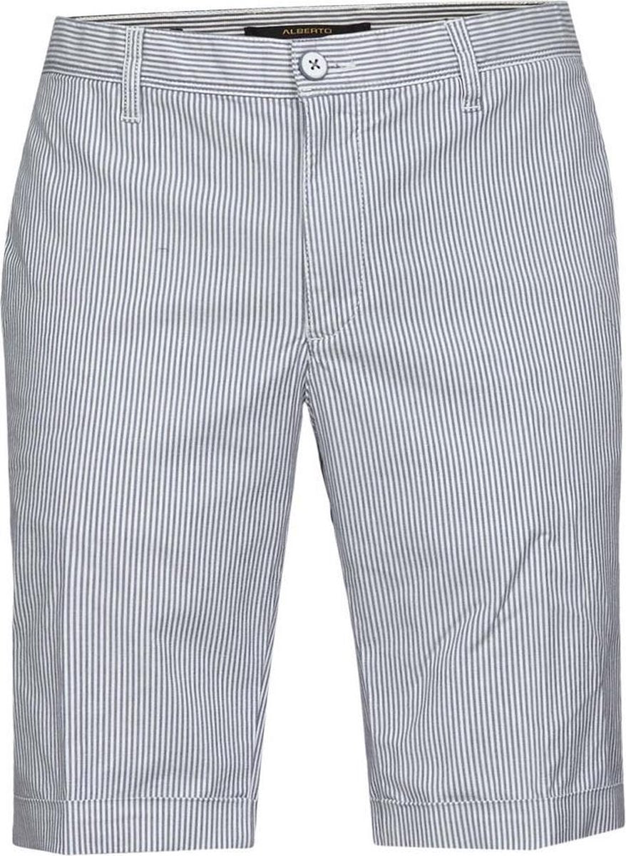 Alberto Short gestreept Blauw  heren maat 34