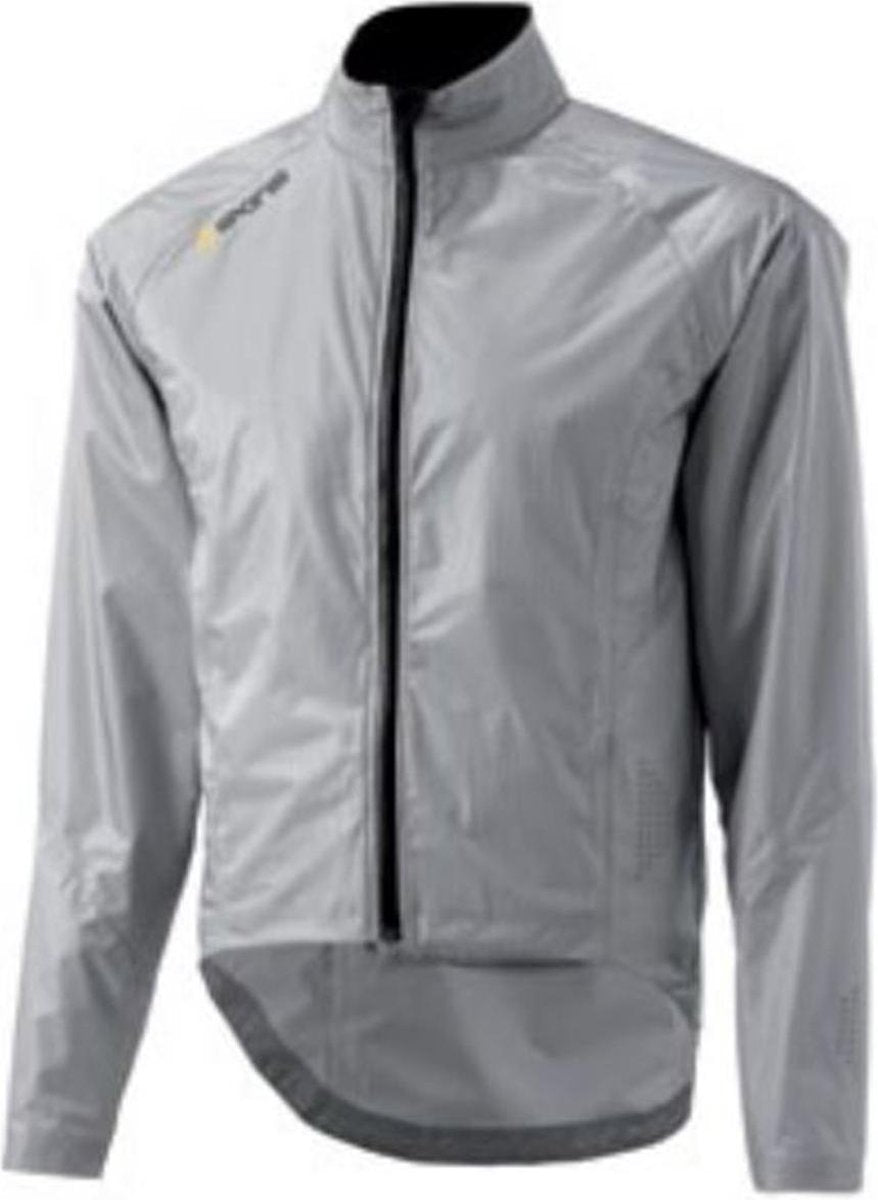 Skins C400 Cycle Regenjas Heren – Wielren Regenjack – Zilver maat M