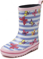 Gevavi Boots Vlinder Roze Laarzen Rubber Meisjes 26