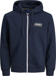 JACK&JONES PLUS SIZE JORSWIRL SWEAT ZIP HOOD PS Heren Trui - Maat EU3XL