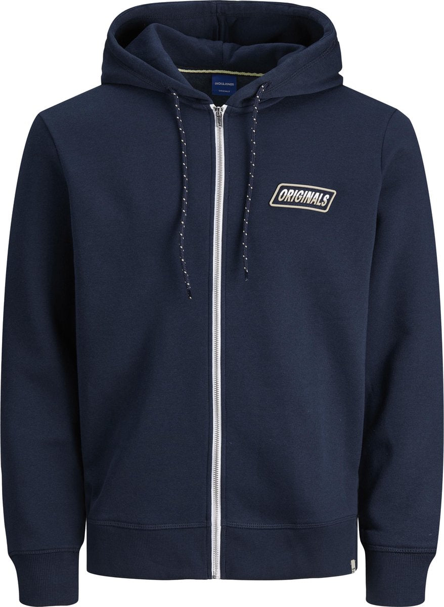 JACK&JONES PLUS SIZE JORSWIRL SWEAT ZIP HOOD PS Heren Trui - Maat EU3XL