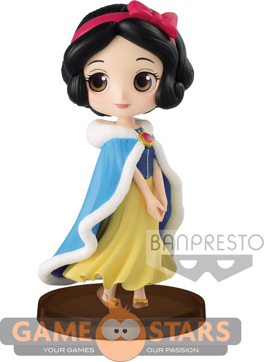 DISNEY - Q posket Mini Girls Festival - Snow White Winter Costume -7cm