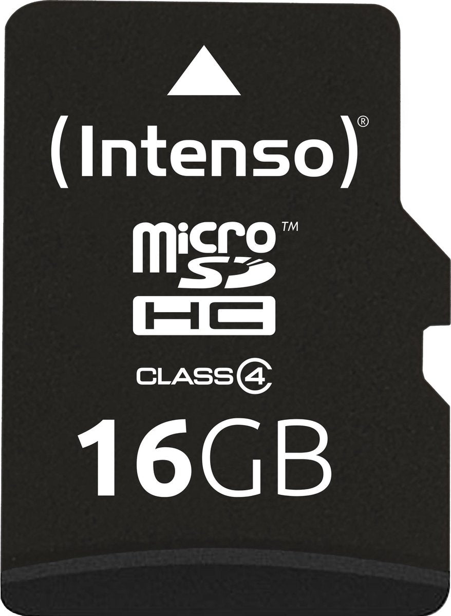 Intenso 3403470 flashgeheugen 16 GB MicroSDHC Klasse 4