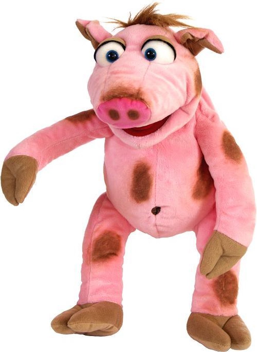 Handpop varken stulle living puppets 47cm