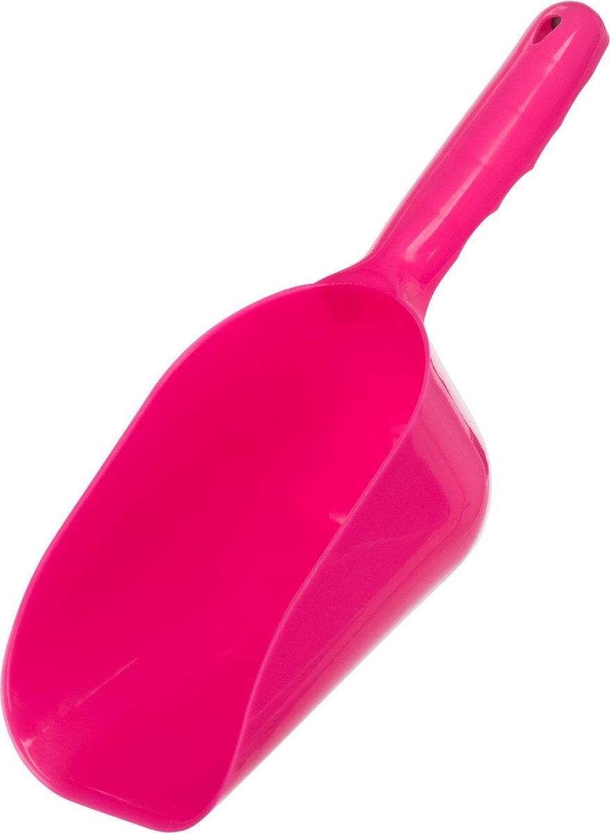 Voerschep of kattenbakschep XL Roze 28 cm