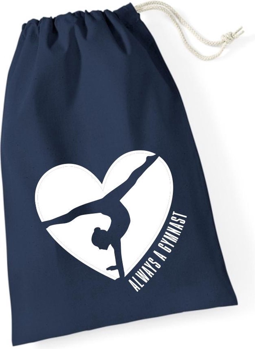 Sparkle&Dream Leertjes/Lusjes Tasje 'Love Gymnast' Navy
