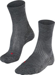 FALKE Stabilizing Wool Compressie Heren Sok 16247 - Grijs 3180 asphalt mel. Heren - 46-48