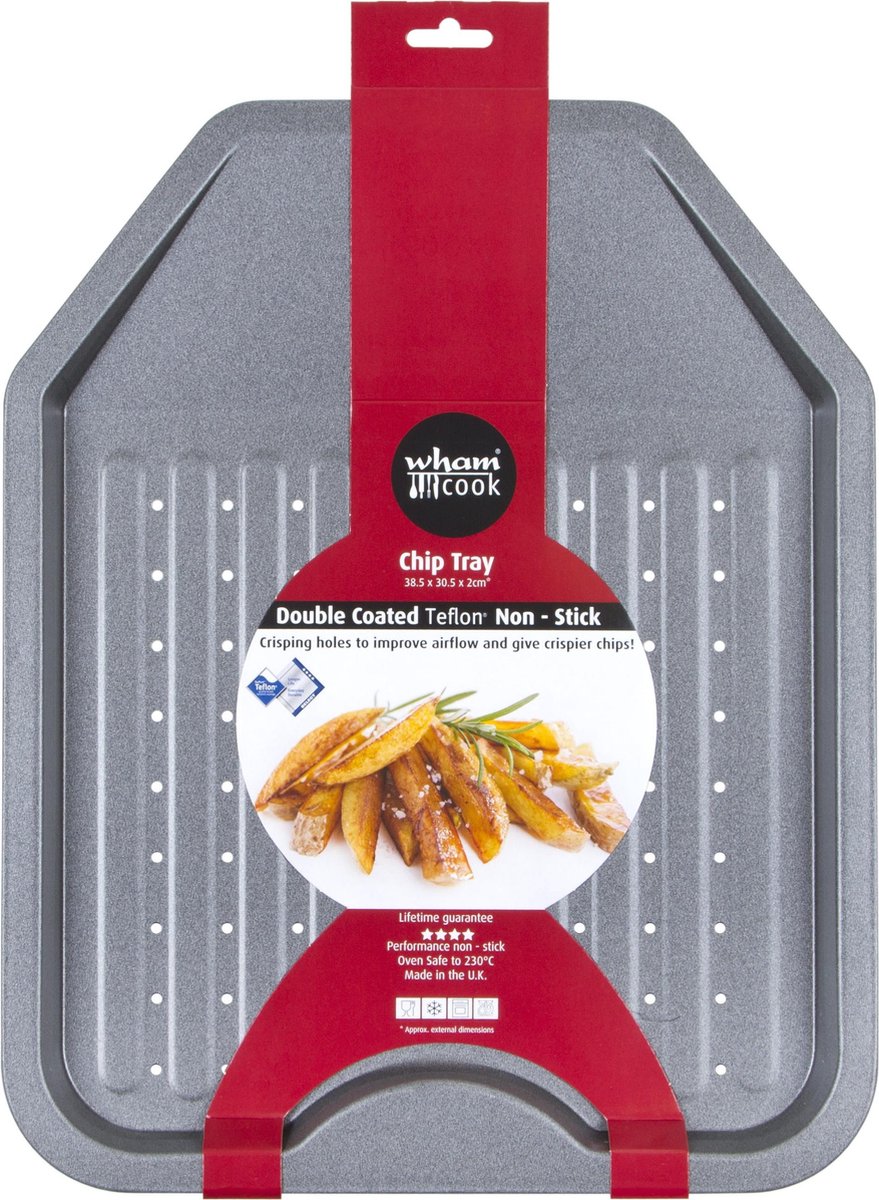 Wham Cook Essentials Bakplaat - Non Stick - Voor Chips