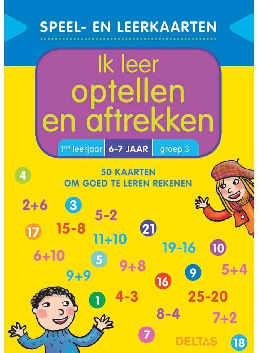 Deltas Speel- en leerkaarten - Ik leer optellen en aftrekken (6-7 j.)