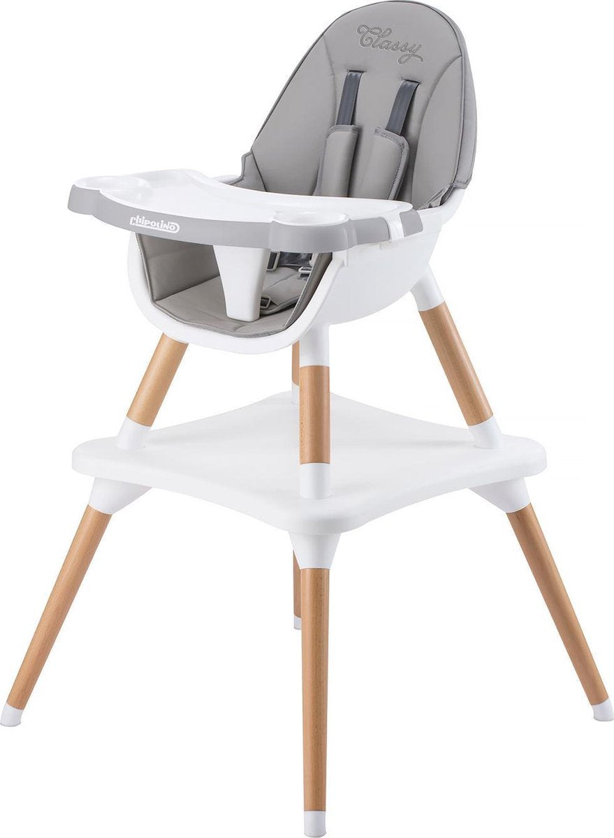 Kinderstoel 3 in 1 Classy grijs chipolino