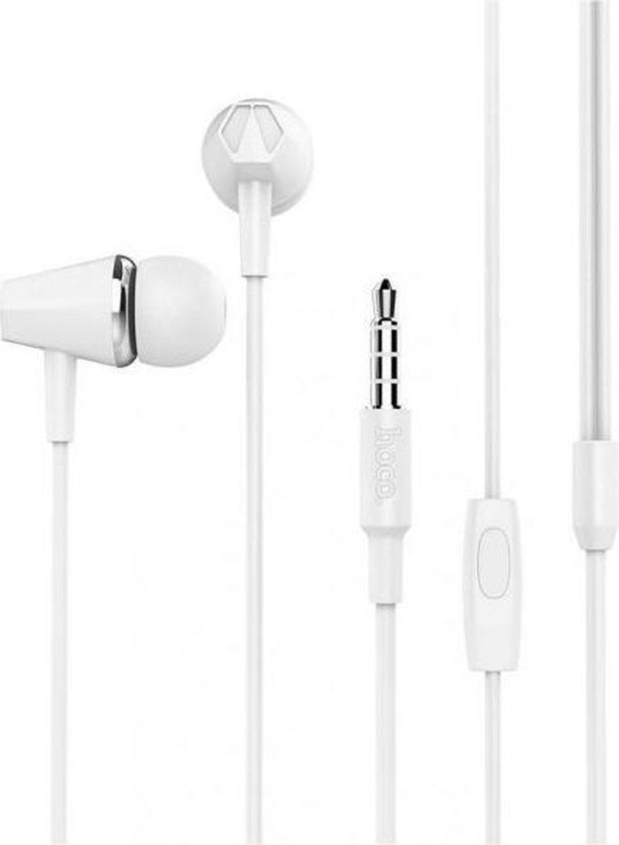 HOCO Honor music M34 koptelefoon met microfoon Wit