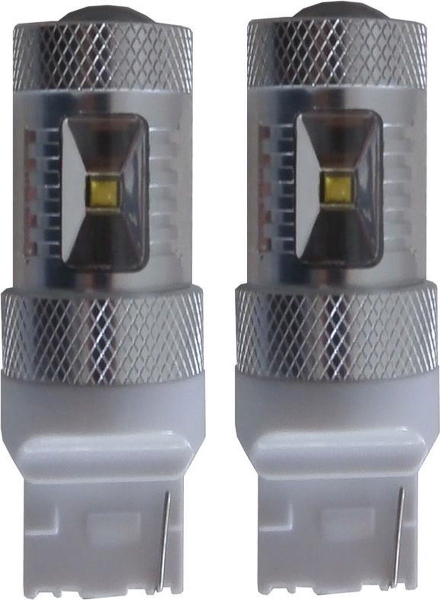 Autolampen - Xenon - 30w Canbus LED - dagrijverlichting - T20 - W21 / 5w