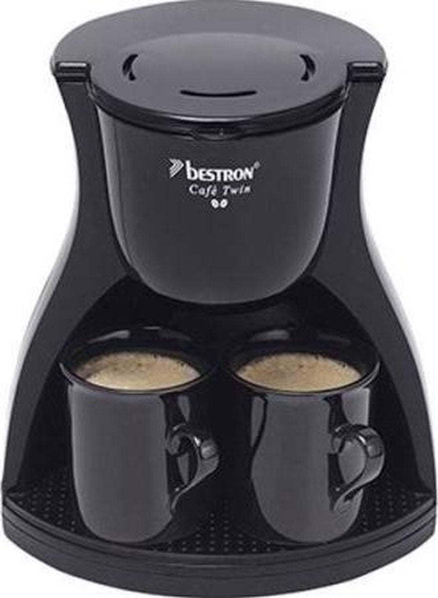 Bestron ACM8007BE koffiezetapparaat  2 kops 450 W  Zwart