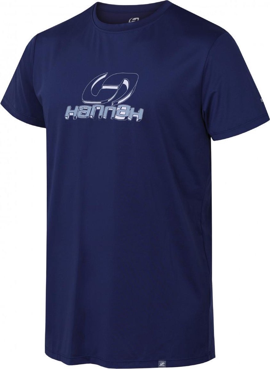 Hannah Sportshirt Parnell Heren Polyester Blauw Maat Xxl