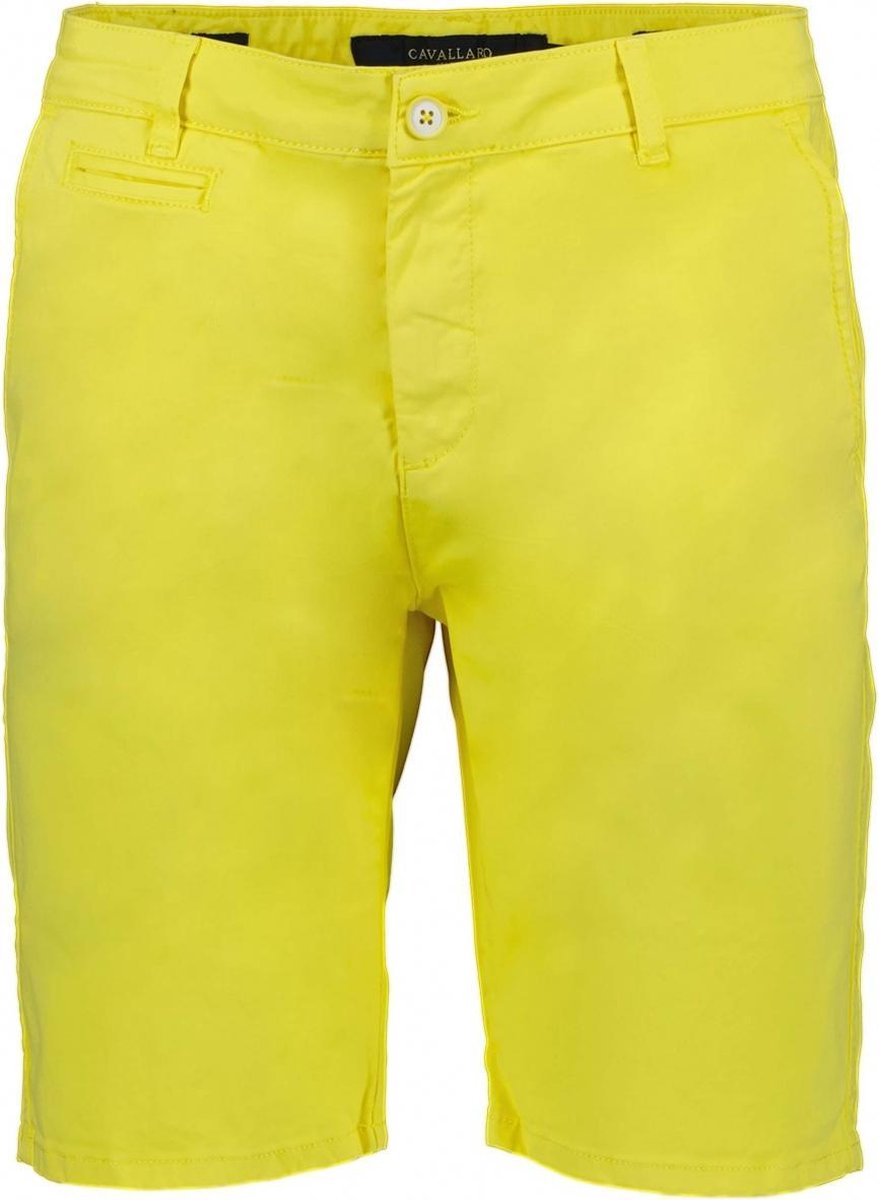 Cavallaro Napoli - Heren Shorts - Gelato Bermuda - Licht Geel - Maat 38