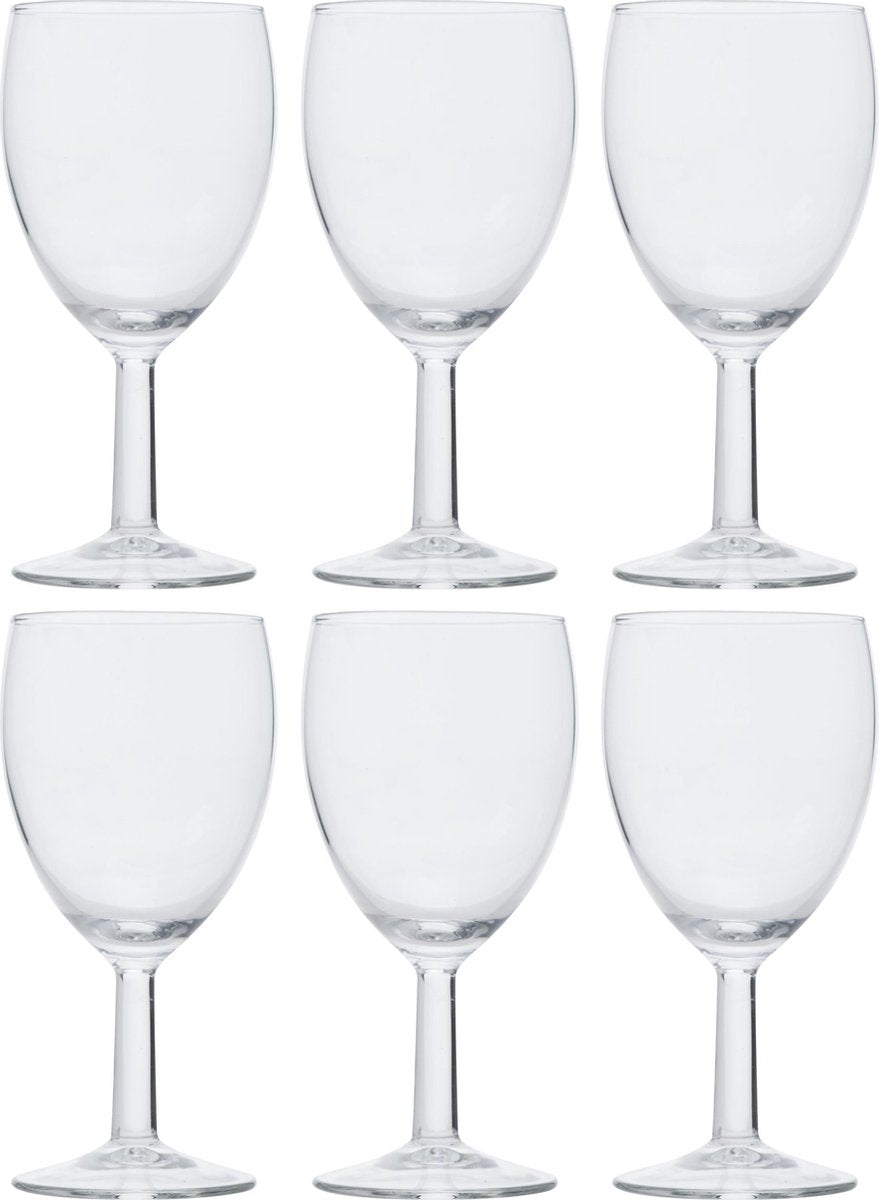 12x Stuks wijnglazen voor witte wijn 350 ml - Savoie - Bar/cafe benodigdheden - Wijn glazen
