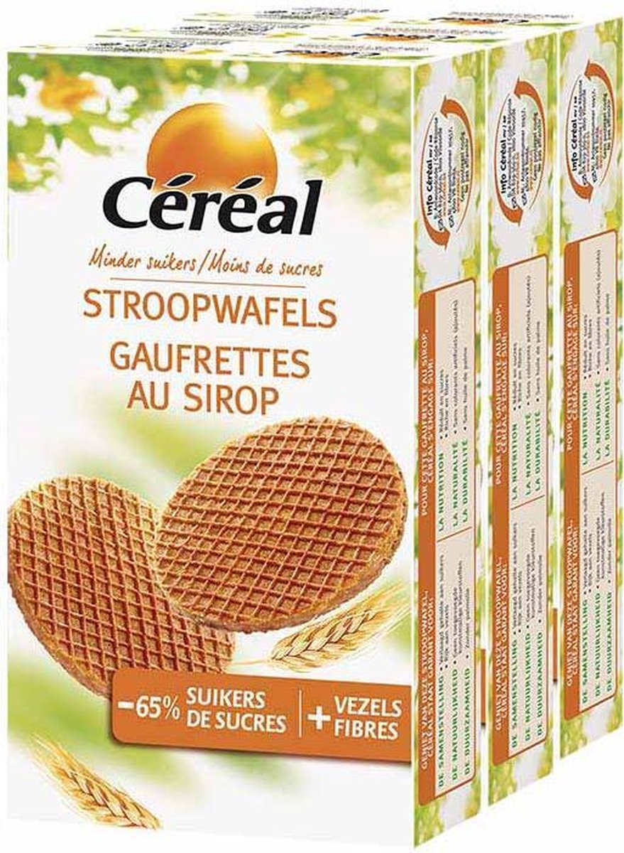 3x Cereal Stroopwafels 175 gr