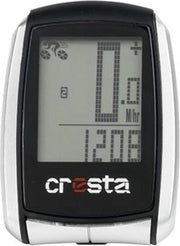Cresta PFC560 Fietscomputer - Draadloos - 22 functies - Zilver/Zwart