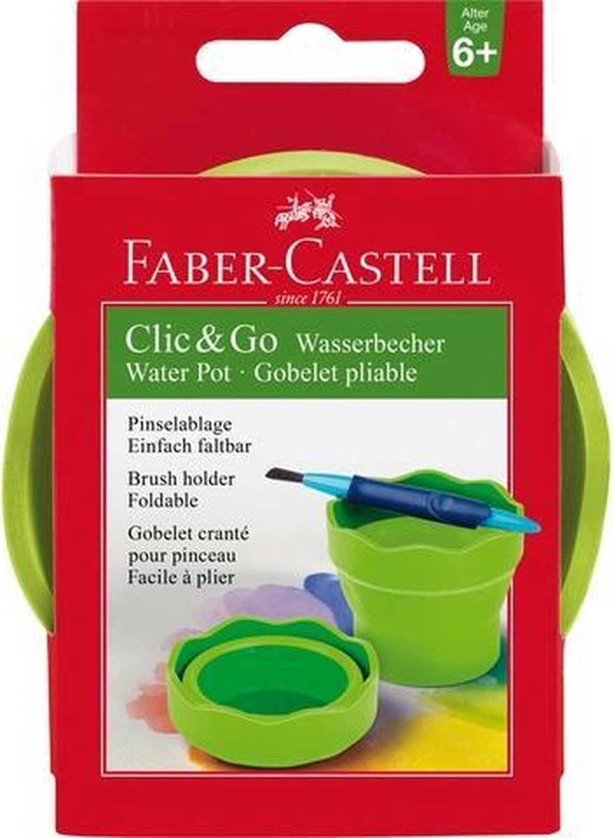 watercup Faber-Castell Clic & Go groen FC-181570