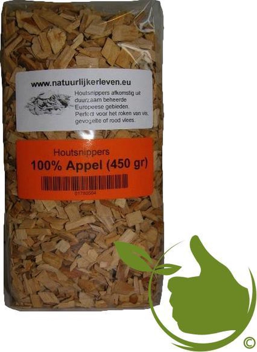 Houtsnippers voor roken en grillen (100% Appel)