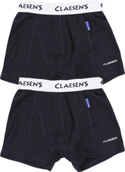 Claesen's Jongens 2-pack Boxershort - Navy - Maat 128-134