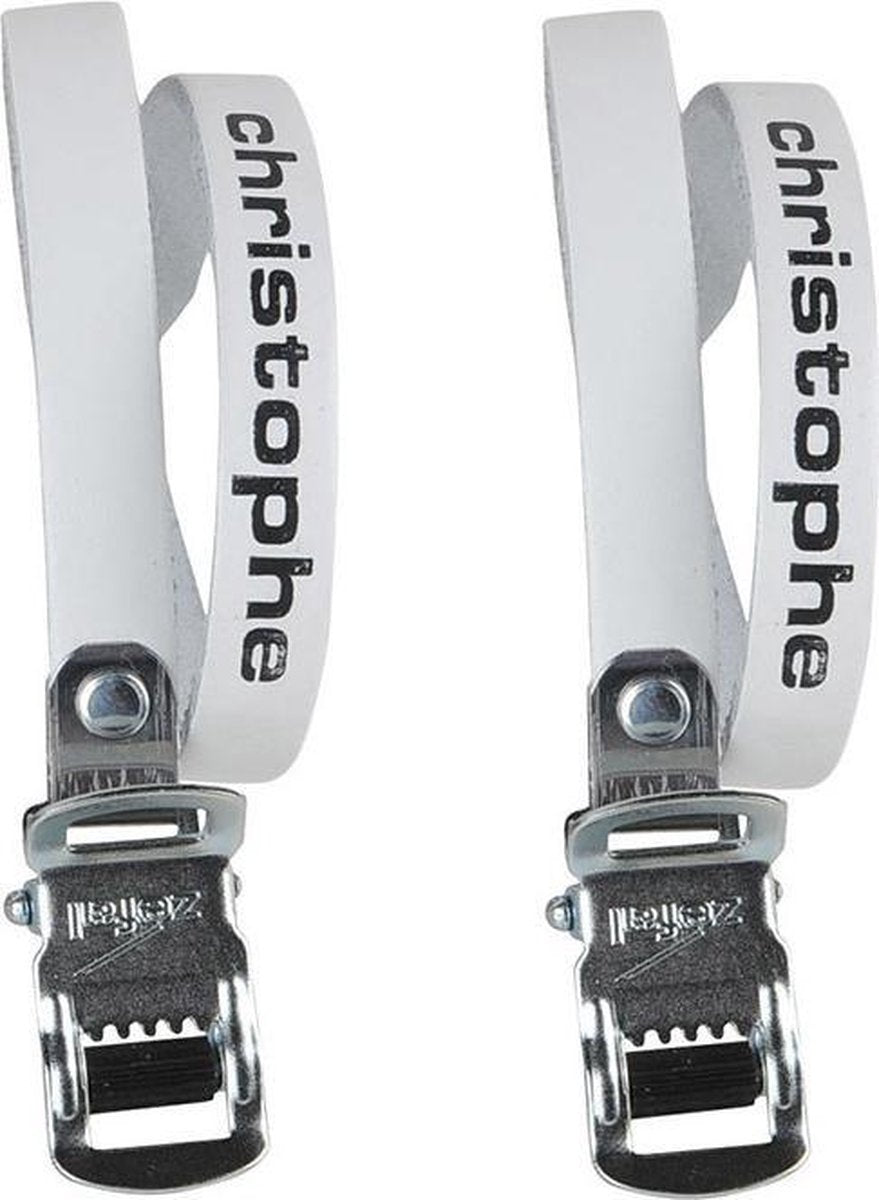 Zefal Toeclipriemen Christophe 2 Stuks Wit